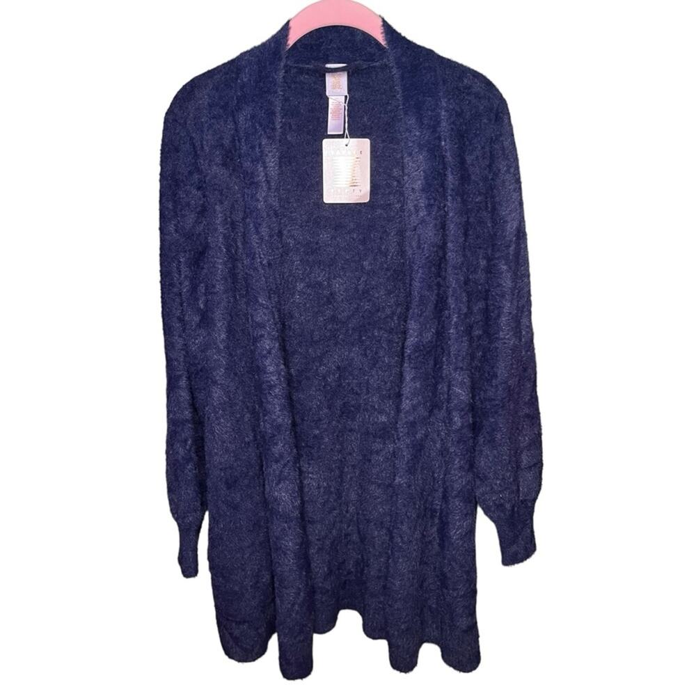 Savage X Fenty Fluff It Up Robe Navy Blue Size XS/S